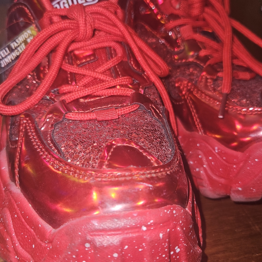 Vibrant Red Women's Sneakers